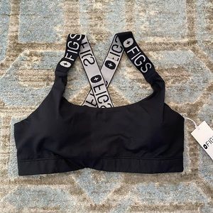 Figs 300 Performance sports bra - Black size L